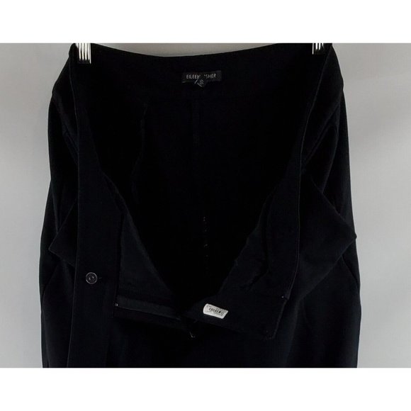 Eileen Fisher Womens Ponte Pants Straight Leg Casual Dress Black Size 16 36X25 - Picture 5 of 11